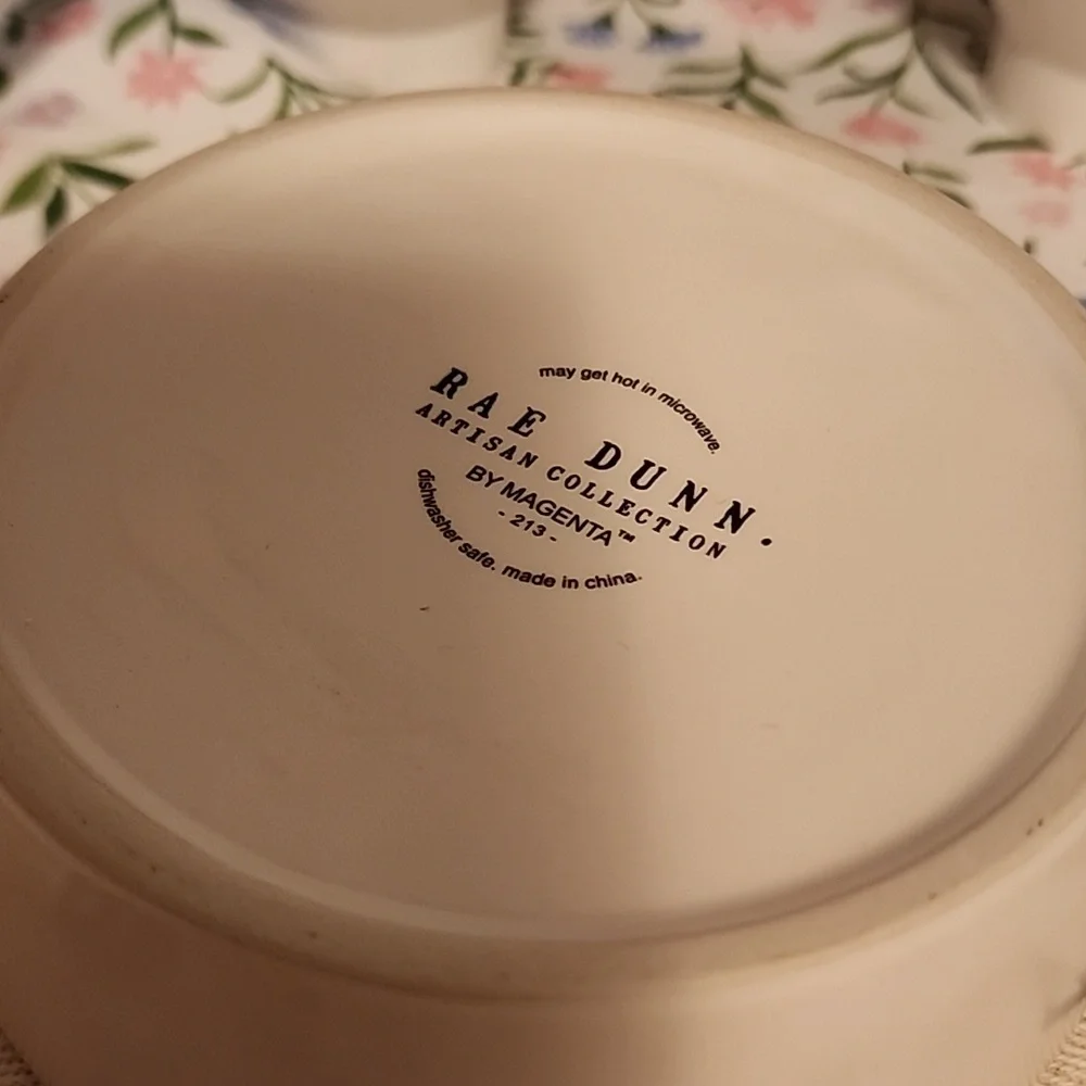 Rae Dunn QUEEN Cream Bowl